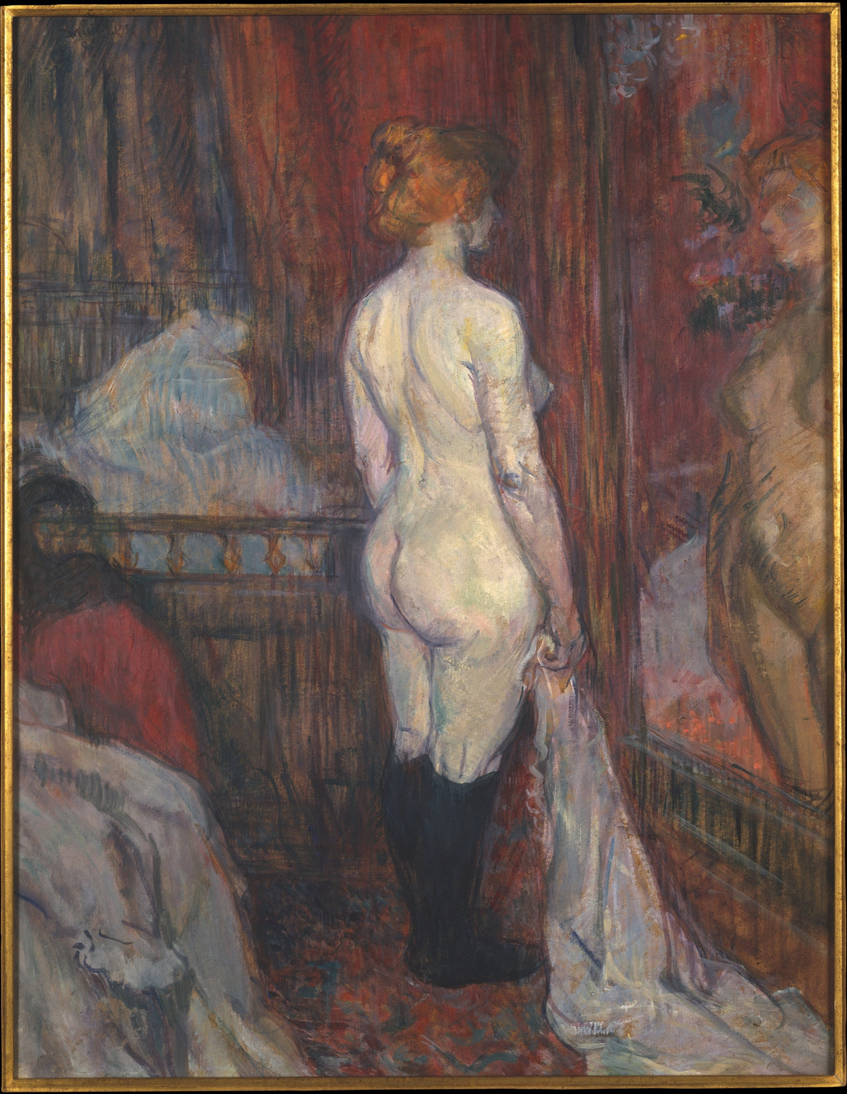 Woman before a Mirror - Henri de Toulouse-Lautrec