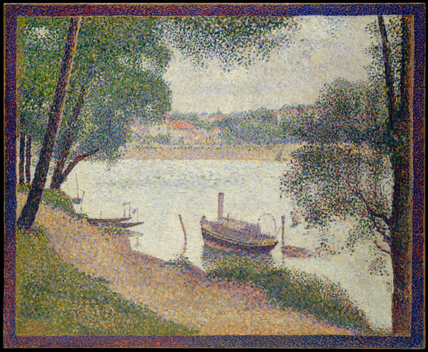 Gray Weather, Grande Jatte - Georges Seurat