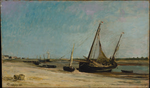 Boats on the Seacoast at Etaples 1