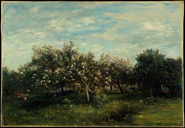 Apple Blossoms - Charles-François Daubigny