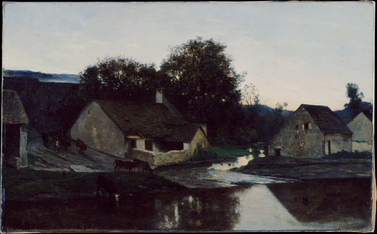 The Hamlet of Optevoz - Charles-François Daubigny