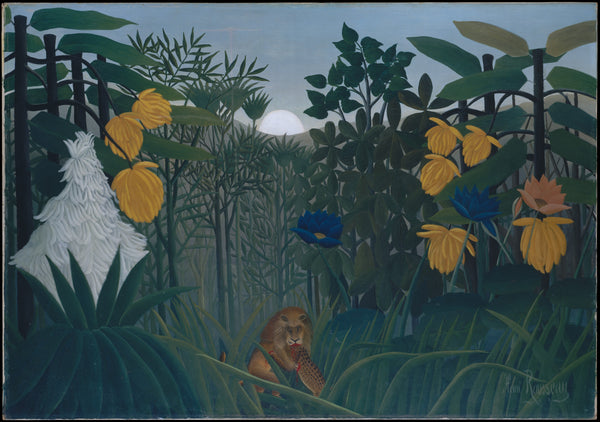 The Repast of the Lion - Henri Rousseau