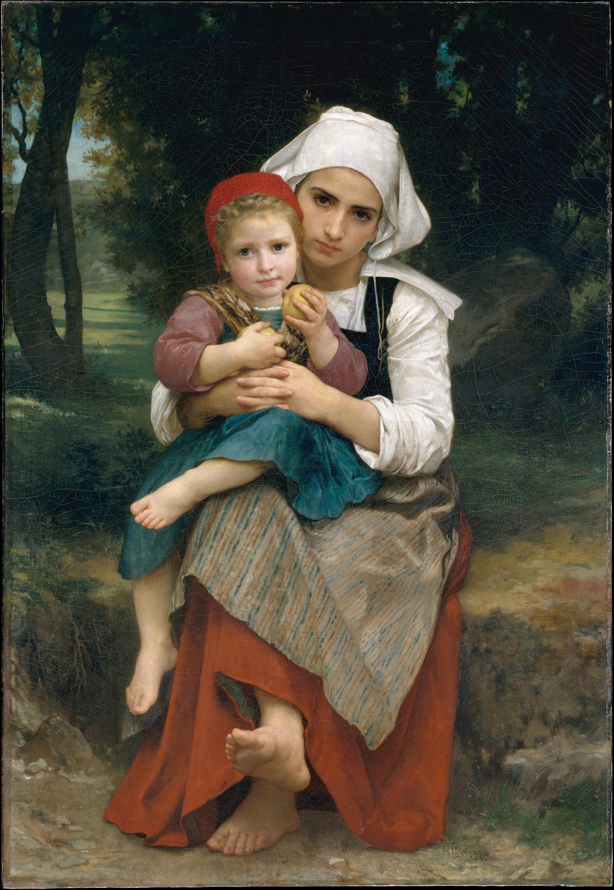 Breton Brother and Sister - William Bouguereau