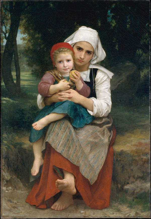 Breton Brother and Sister - William Bouguereau