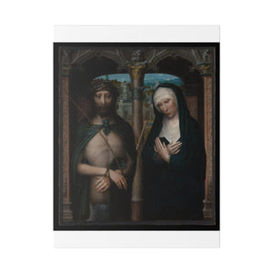Christ Crowned with Thorns (Ecce Homo), and the Mourning Virgin (Mater Dolorosa) - Adriaen Isenbrant 2