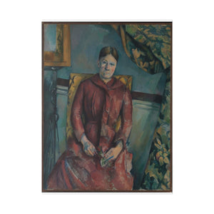 Madame Cézanne (Hortense Fiquet, 1850–1922) in a Red Dress 2