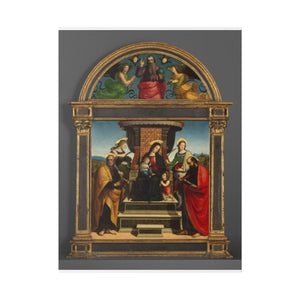 Madonna and Child Enthroned with Saints - Raphael 2