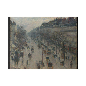 The Boulevard Montmartre on a Winter Morning - Camille Pissarro 2