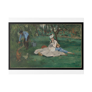 The Monet Family in Their Garden at Argenteuil 2