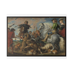 Wolf and Fox Hunt - Peter Paul Rubens 2